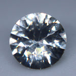 0.70ct Natural White Sapphire – Untreated Round Ceylon Gemstone - Sapphirepal