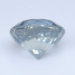 0.74ct Natural Silver Blue Sapphire – Round Cut Ceylon Loose Gemstone - Sapphirepal