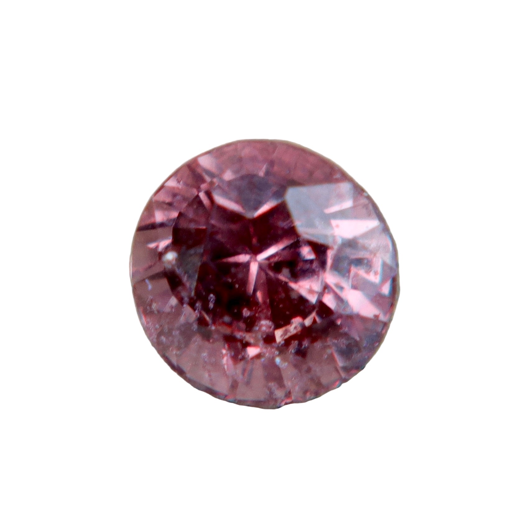 0.75 Carat Natural Purplish - Pink Sapphire – Round Cut (Madagascar, Untreated) - Sapphirepal
