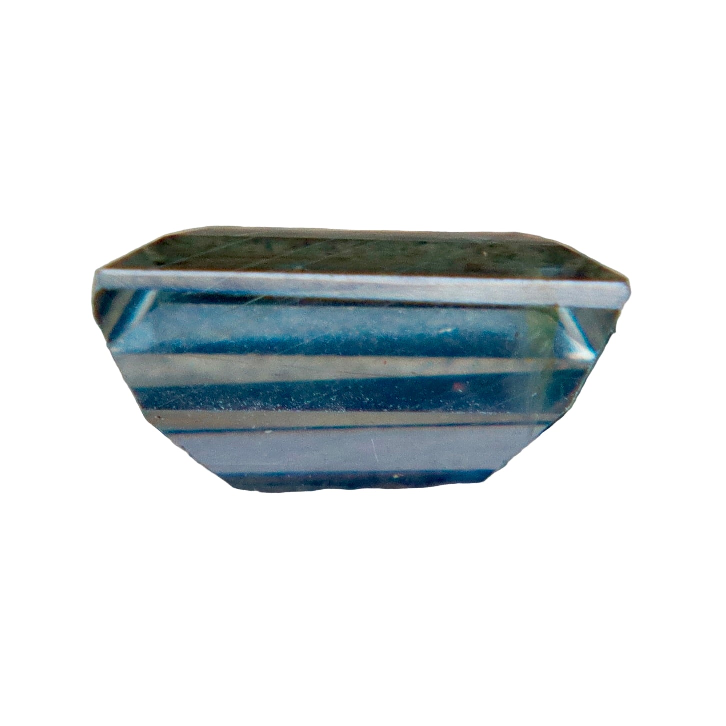 0.80 Carat Natural Bluish - Gray Sapphire – Baguette Cut (Ceylon, Untreated) - Sapphirepal