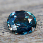 0.80 Carat Natural Unheated Parti Sapphire from Ceylon (Round Cut, VS) - Sapphirepal