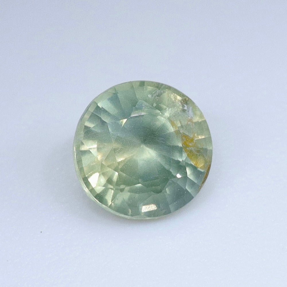 0.80 ct Natural Green Sapphire – Round Cut, Madagascar (Untreated) | Earth - Sourced Loose Sapphire from Australia - Sapphirepal