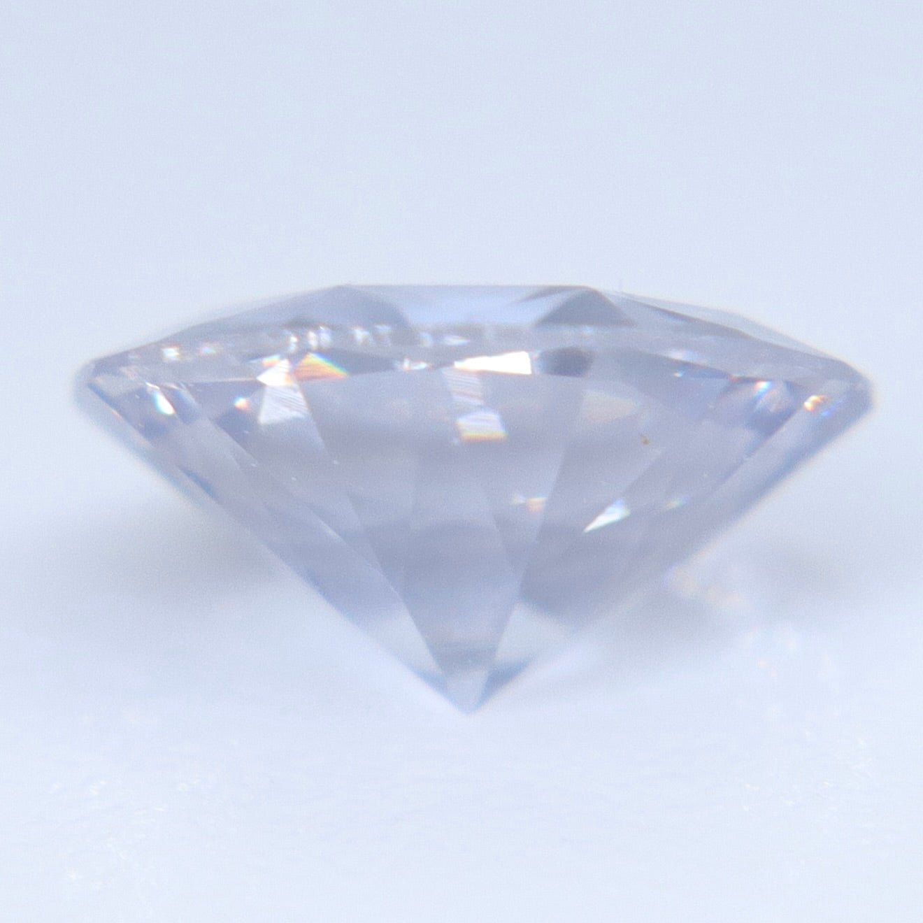 0.80ct Natural White Sapphire – Round Cut Ceylon Loose Gemstone - Sapphirepal