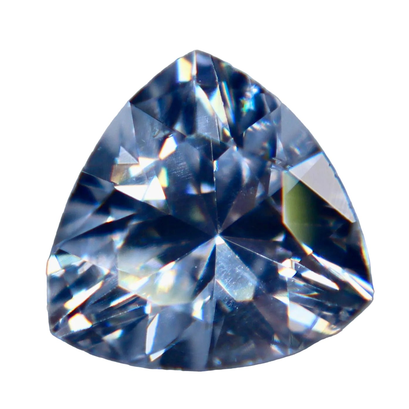 0.81ct Natural White Sapphire – Trillion 6.00×5.90mm (Ceylon, Unheated, VS) - Sapphirepal