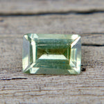0.85 Carat Natural Green Sapphire – Step Cut (Ceylon, Untreated, SI) - Sapphirepal