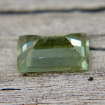 0.85 Carat Natural Green Sapphire – Step Cut (Ceylon, Untreated, SI) - Sapphirepal