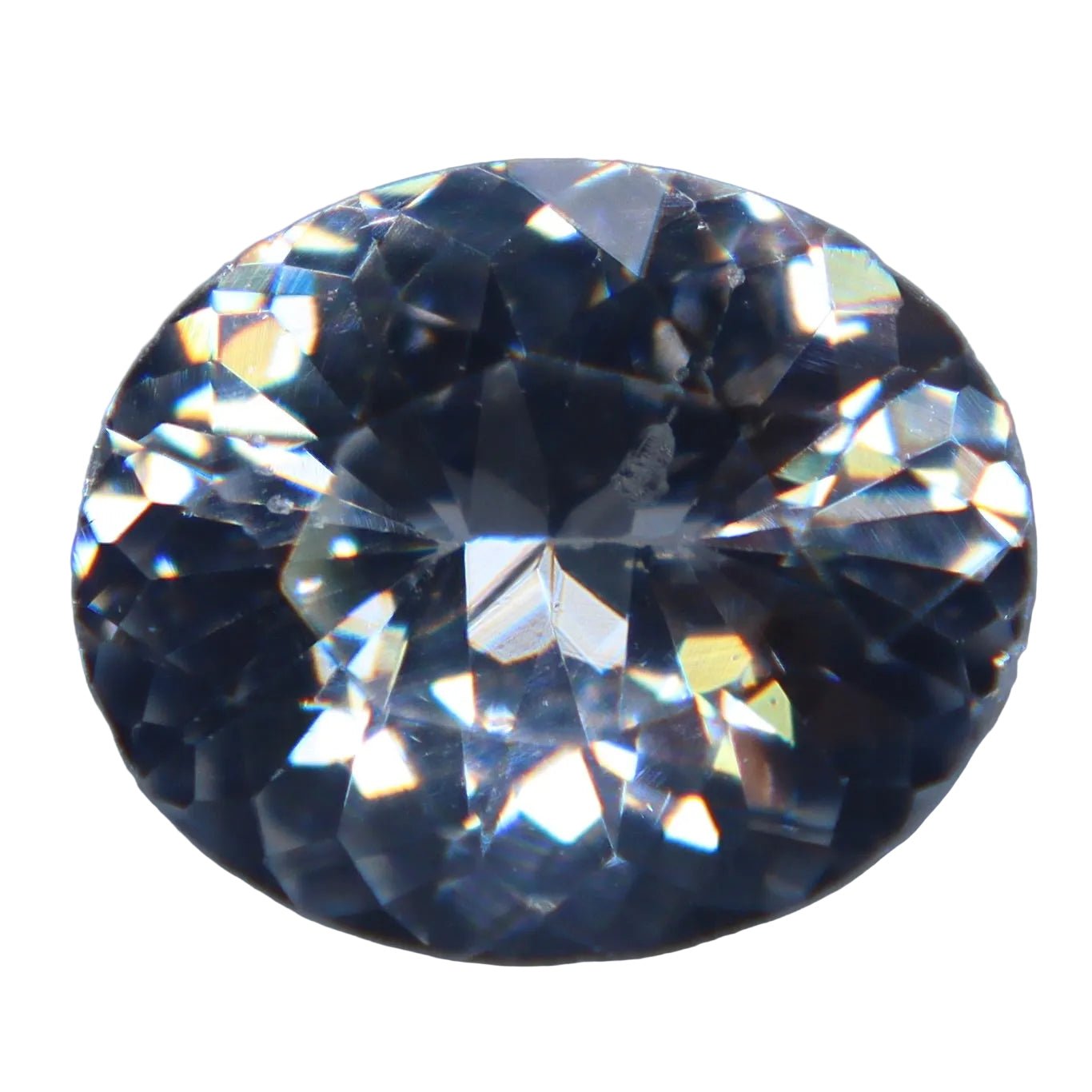 0.85 Carat Natural White Sapphire – Oval Cut Ceylon - Sapphirepal
