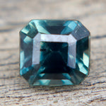 0.85ct Natural Teal Sapphire – Unheated Asscher Cut Madagascar Gemstone - Sapphirepal