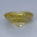 0.86 Carat Natural Yellow Sapphire – Round Cut Heated Ceylon Gemstone - Sapphirepal