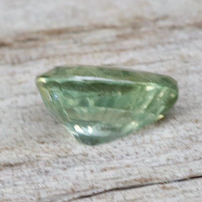 0.87 ct Natural Green Sapphire – Pear Cut, Ceylon (Untreated) | Earth - Sourced Loose Sapphire from Australia - Sapphirepal