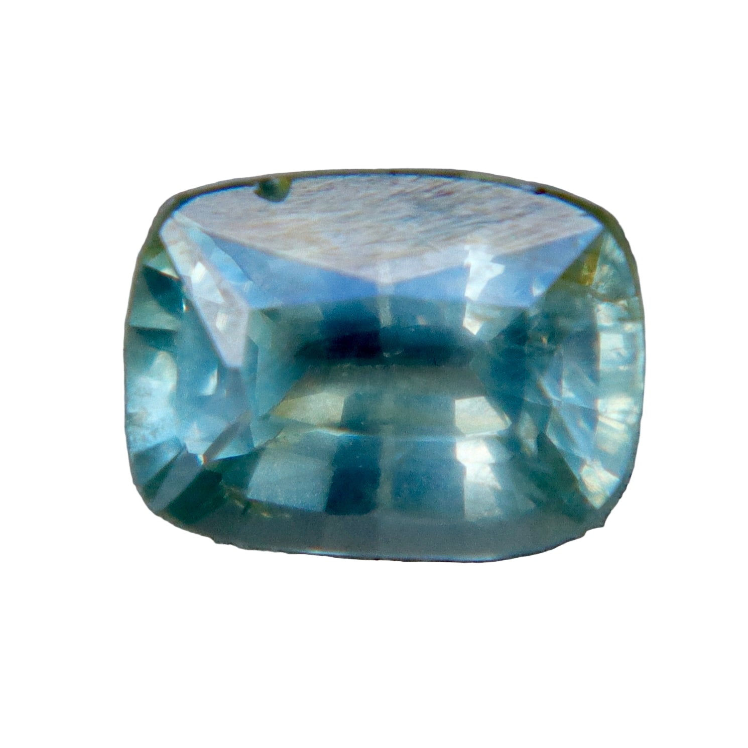 0.89 ct Natural Parti Sapphire (Madagascar, Unheated & Untreated) – Rectangular Cushion Cut, I Clarity - Sapphirepal
