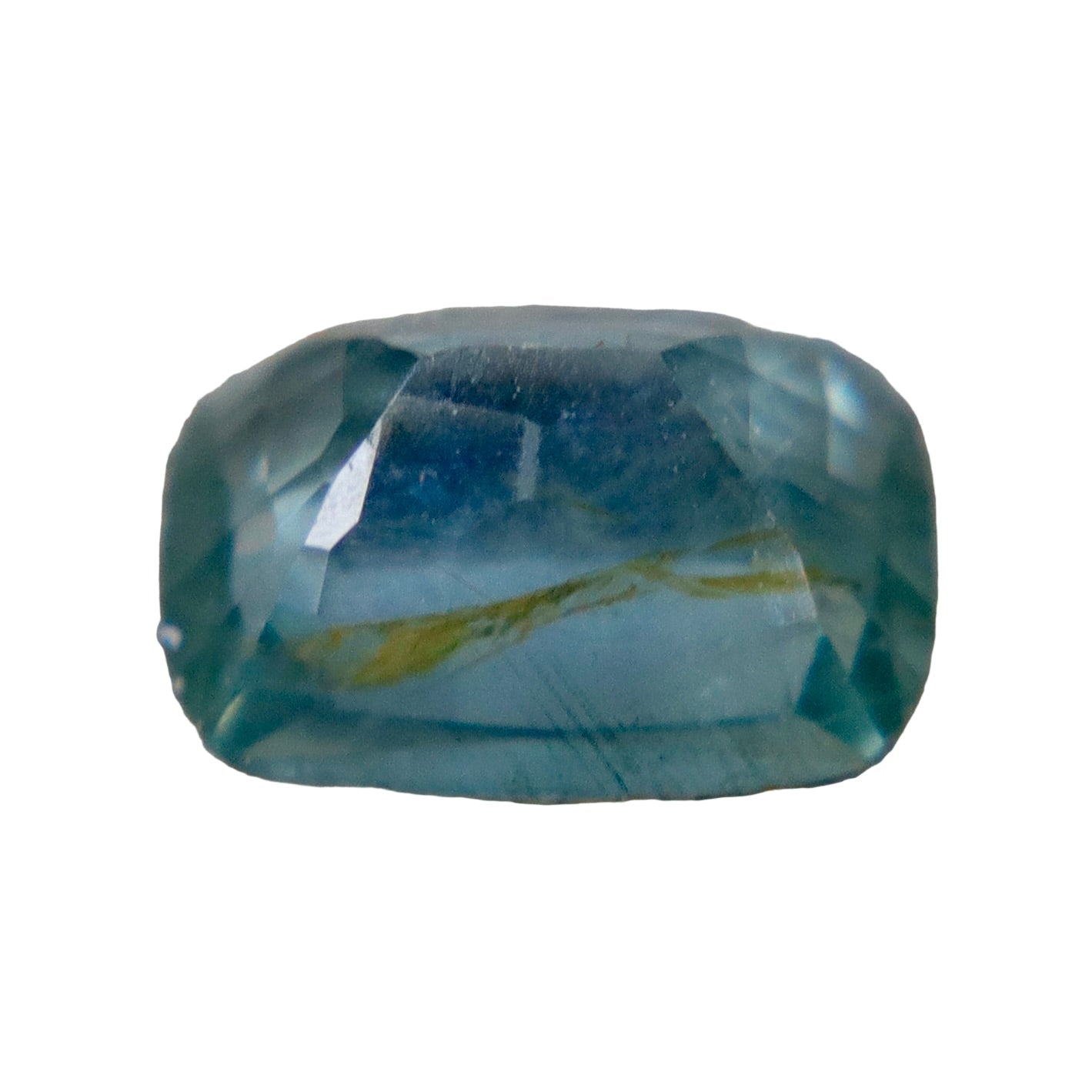 0.89 ct Natural Parti Sapphire (Madagascar, Unheated & Untreated) – Rectangular Cushion Cut, I Clarity - Sapphirepal