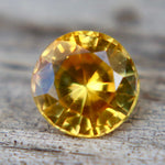 0.90 Carat Natural Yellow Sapphire with Green Band | Ceylon Origin | Ethical Unheated Gemstone - Sapphirepal