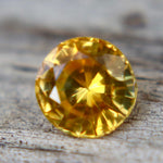 0.90 Carat Natural Yellow Sapphire with Green Band | Ceylon Origin | Ethical Unheated Gemstone - Sapphirepal