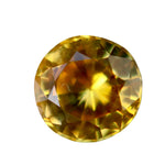 0.90 Carat Natural Yellow Sapphire with Green Band | Ceylon Origin | Ethical Unheated Gemstone - Sapphirepal