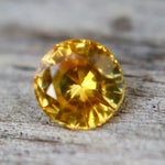 0.90 Carat Natural Yellow Sapphire with Green Band | Ceylon Origin | Ethical Unheated Gemstone - Sapphirepal