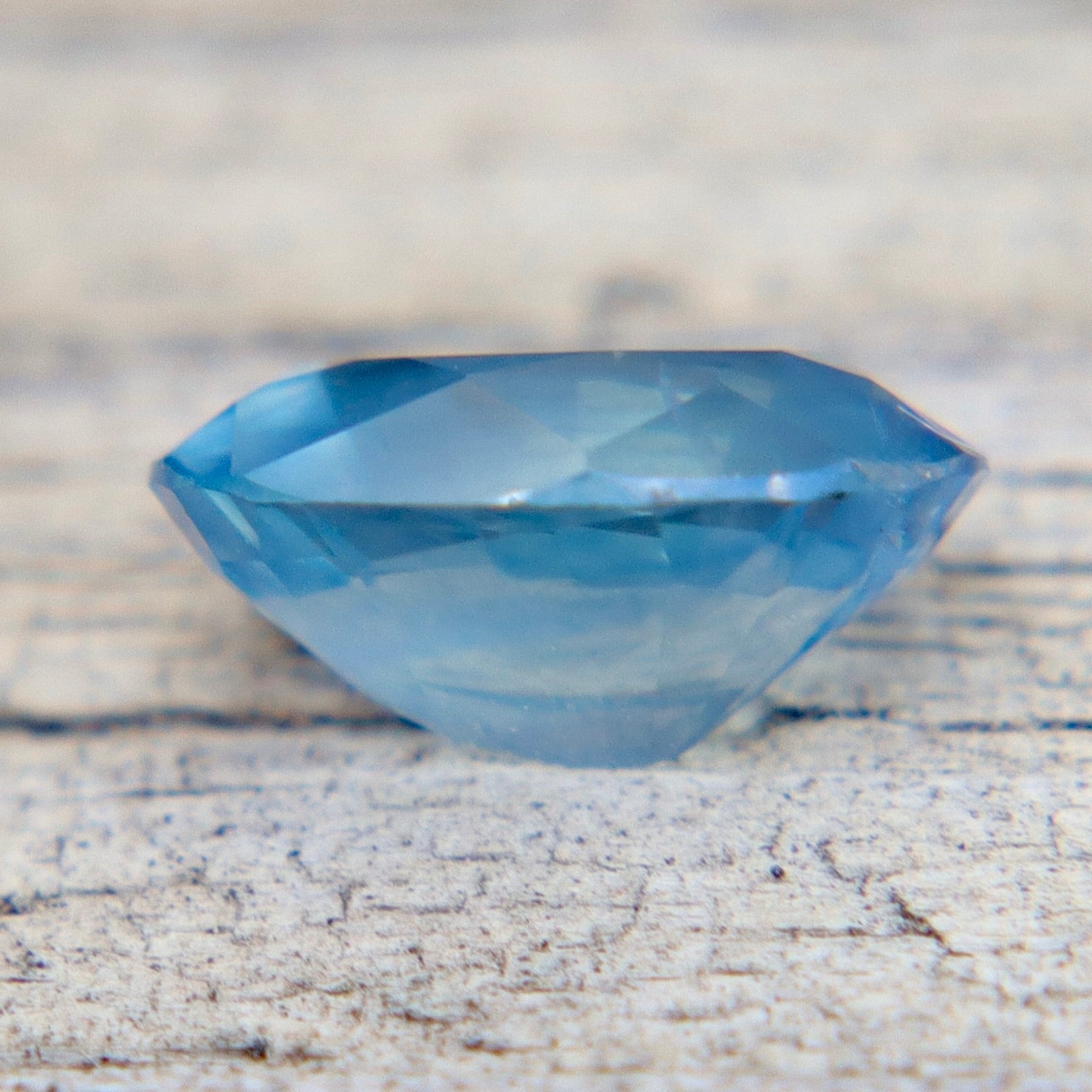 0.93ct Natural Blue Green Sapphire | Oval Cut Unheated Untreated Loose Sapphire - Sapphirepal