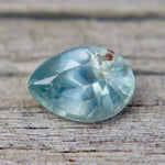 0.95 Carat Natural Light Bluish - Green Sapphire – Pear Cut (Ceylon, Untreated) - Sapphirepal