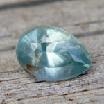 0.95 Carat Natural Light Bluish - Green Sapphire – Pear Cut (Ceylon, Untreated) - Sapphirepal