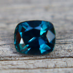 0.95 Carat Natural Teal Sapphire – Unheated Madagascar Cushion Cut VVS Loose Sapphire with Authenticity Confirmation - Sapphirepal
