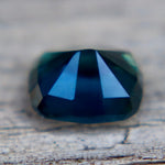 0.95 Carat Natural Teal Sapphire – Unheated Madagascar Cushion Cut VVS Loose Sapphire with Authenticity Confirmation - Sapphirepal