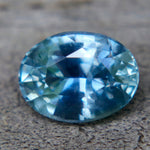 0.95ct Natural Blue Green Sapphire | Oval Cut Unheated Untreated Loose Gemstone - Sapphirepal