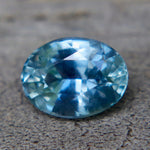 0.95ct Natural Blue Green Sapphire | Oval Cut Unheated Untreated Loose Gemstone - Sapphirepal