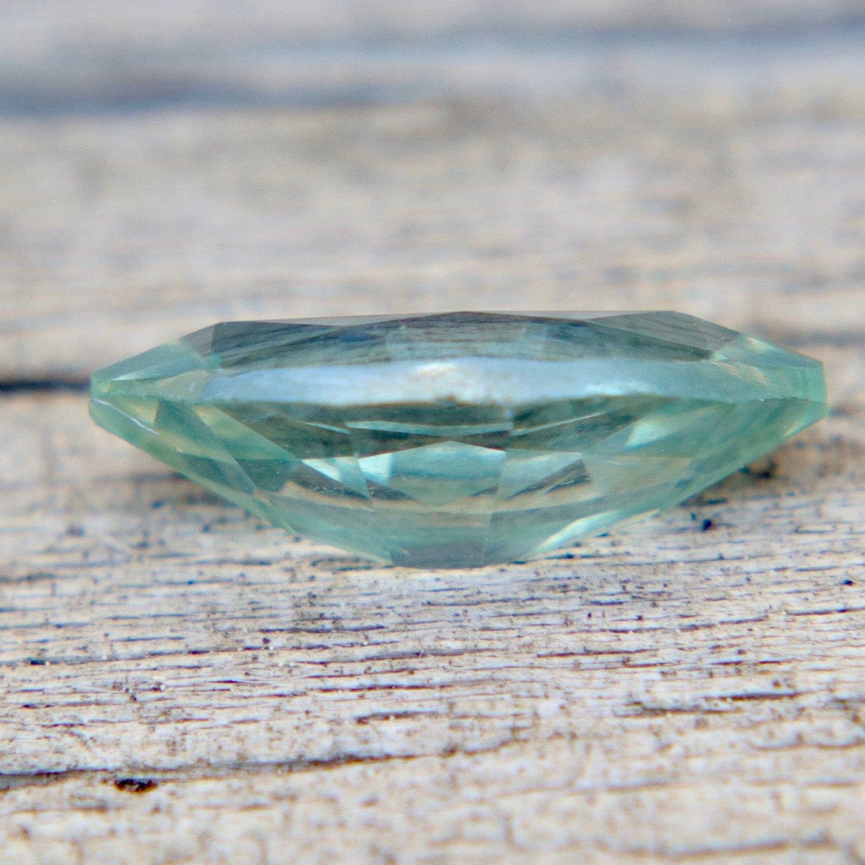 0.96ct Natural Green Sapphire – Marquise Cut (Ceylon, Unheated, VS) - Sapphirepal