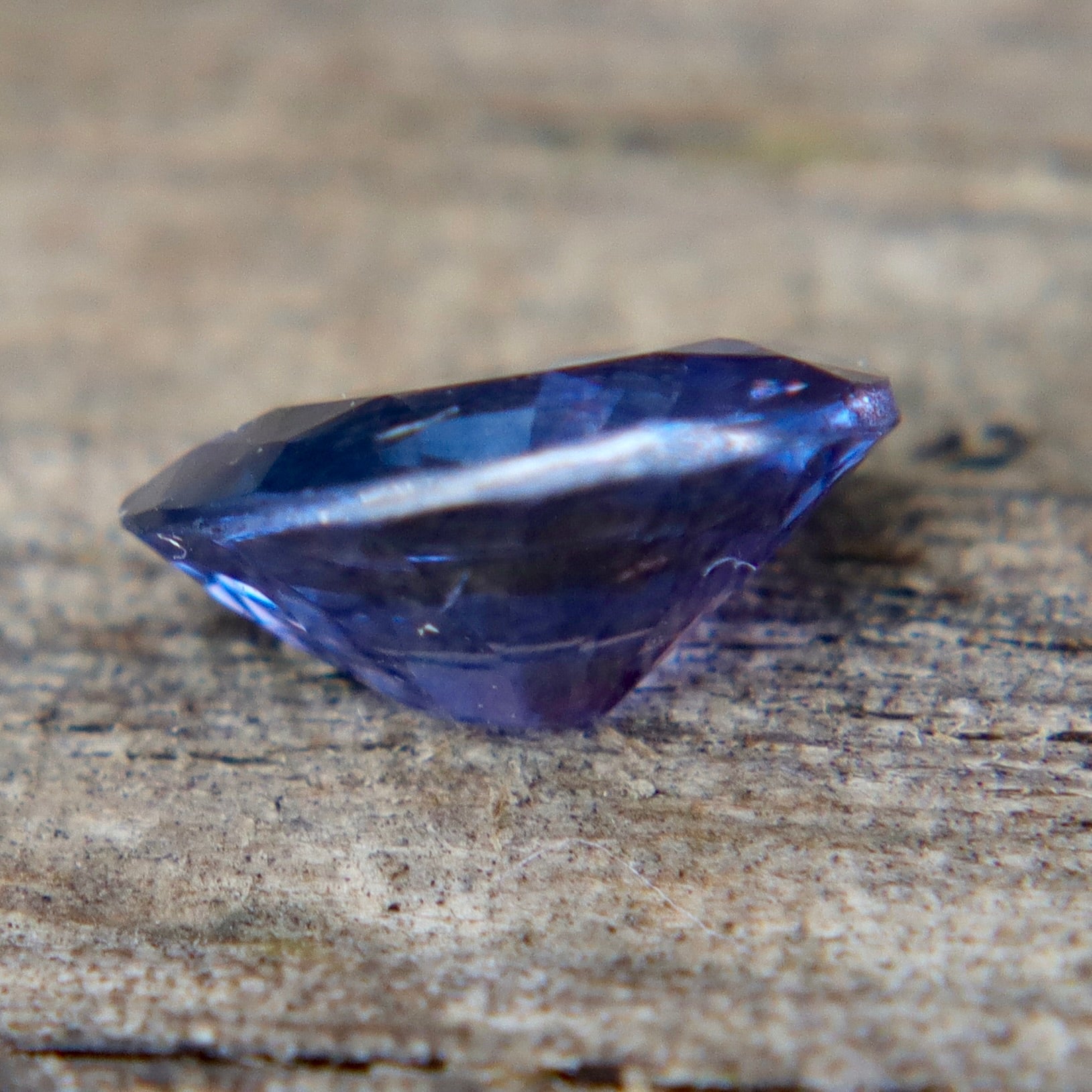 0.97ct Natural Purple Sapphire (Unheated) – Pear Cut Ceylon | VS Clarity - Sapphirepal