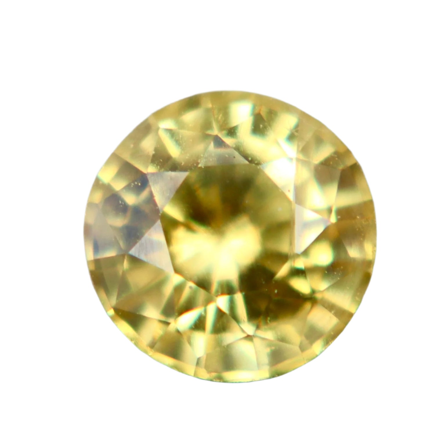 0.98 Carat Natural Yellow Sapphire | VVS Clarity | Round Cut | Ceylon Origin - Sapphirepal
