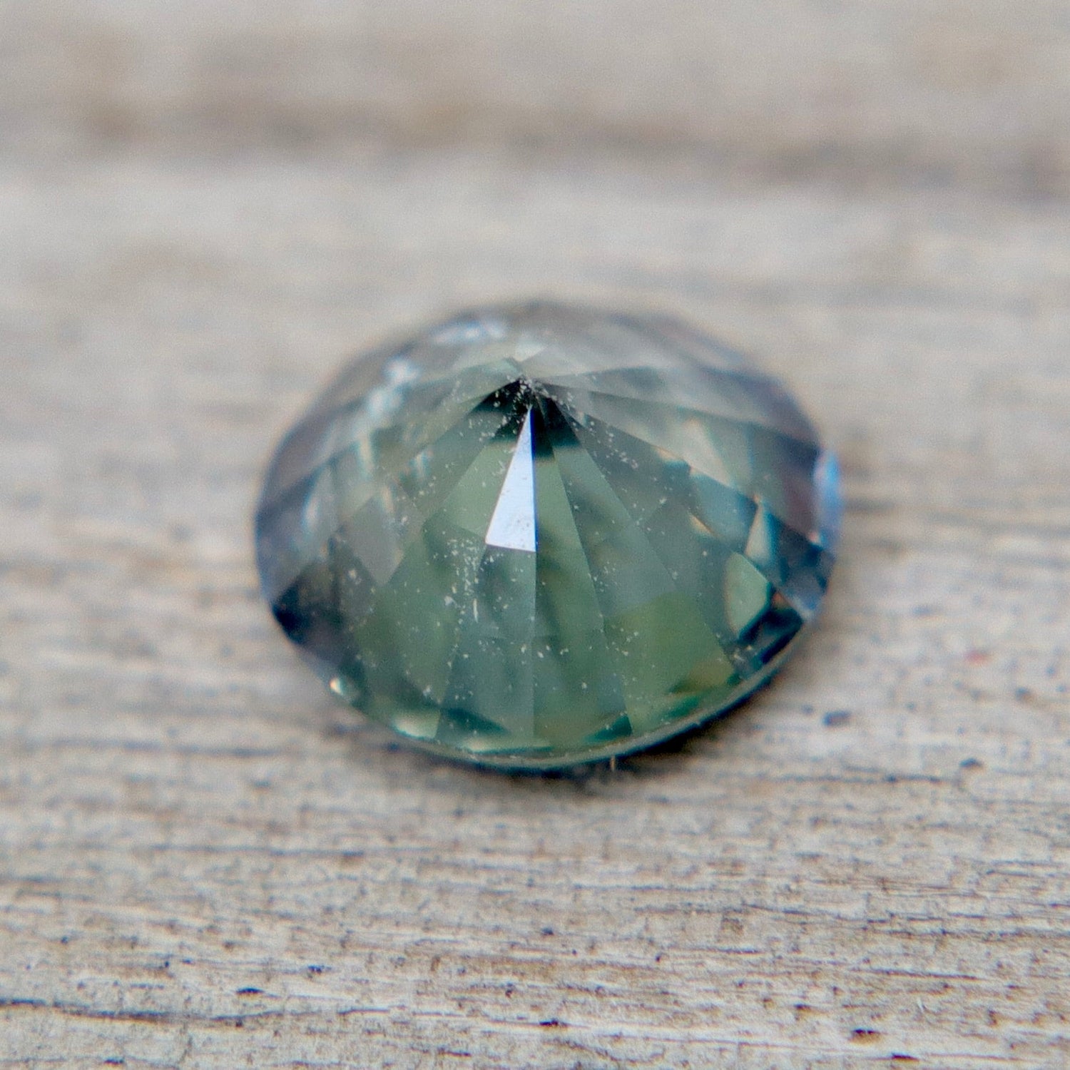 0.98 ct Natural Parti Sapphire (Green • Yellow • Blue) – Madagascar Round, Unheated & Untreated - Sapphirepal