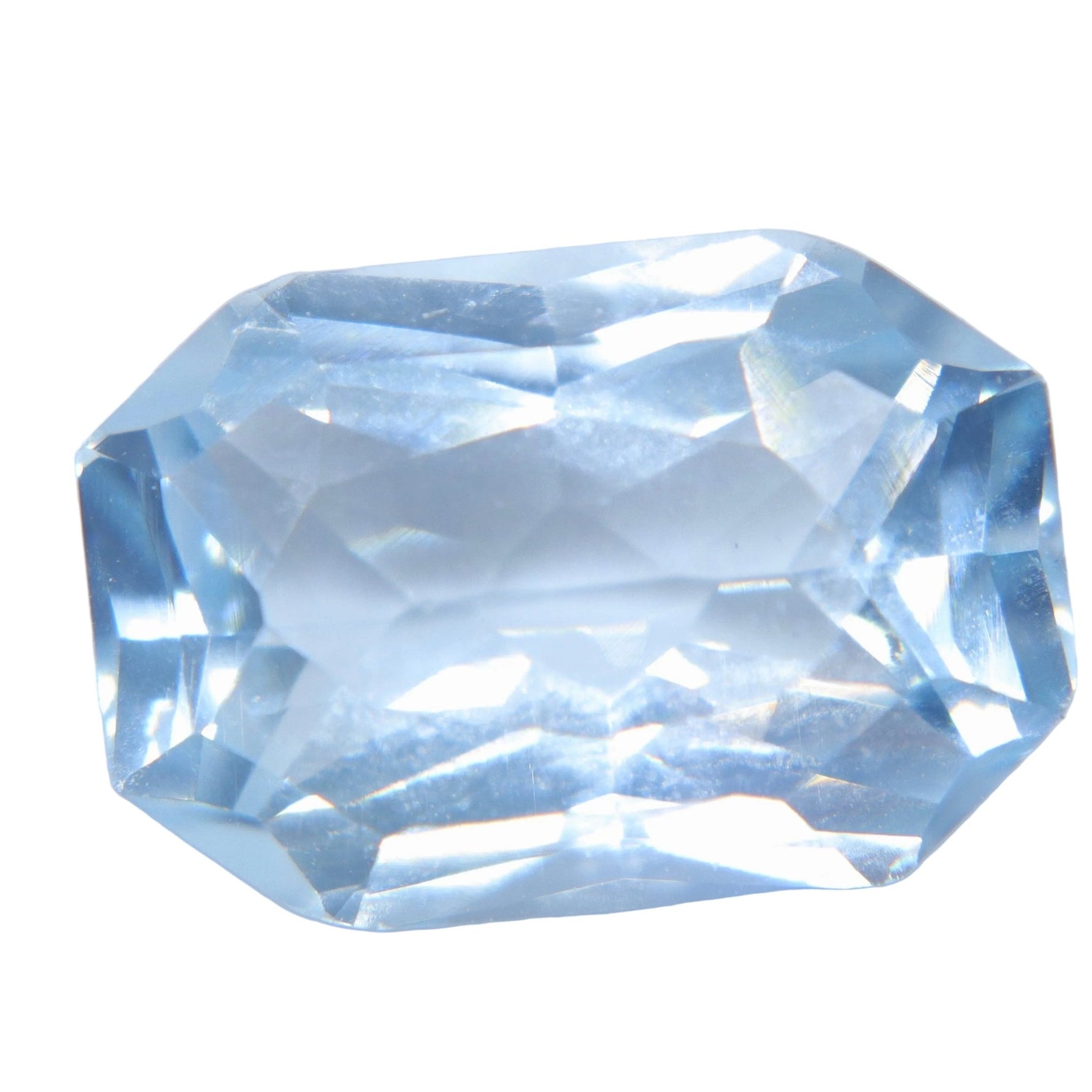 100% Natural Aquamarine 4.76 Carat Emerald Cut | Ceylon VVS | - Sapphirepal