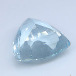 100% Natural Aquamarine 7.37 Carat Trillion Cut | Ceylon VVS | Loose Faceted Gemstone - Sapphirepal