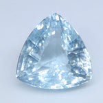 100% Natural Aquamarine 7.37 Carat Trillion Cut | Ceylon VVS | Loose Faceted Gemstone - Sapphirepal