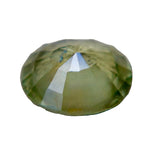 1.02 ct Natural Yellowish Green Sapphire (Madagascar, Unheated & Untreated) – Oval Cut, I Clarity - Sapphirepal