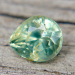 1.03 ct Natural Green Sapphire – Pear Cut (Ceylon, Unheated &amp; Untreated) - Sapphirepal