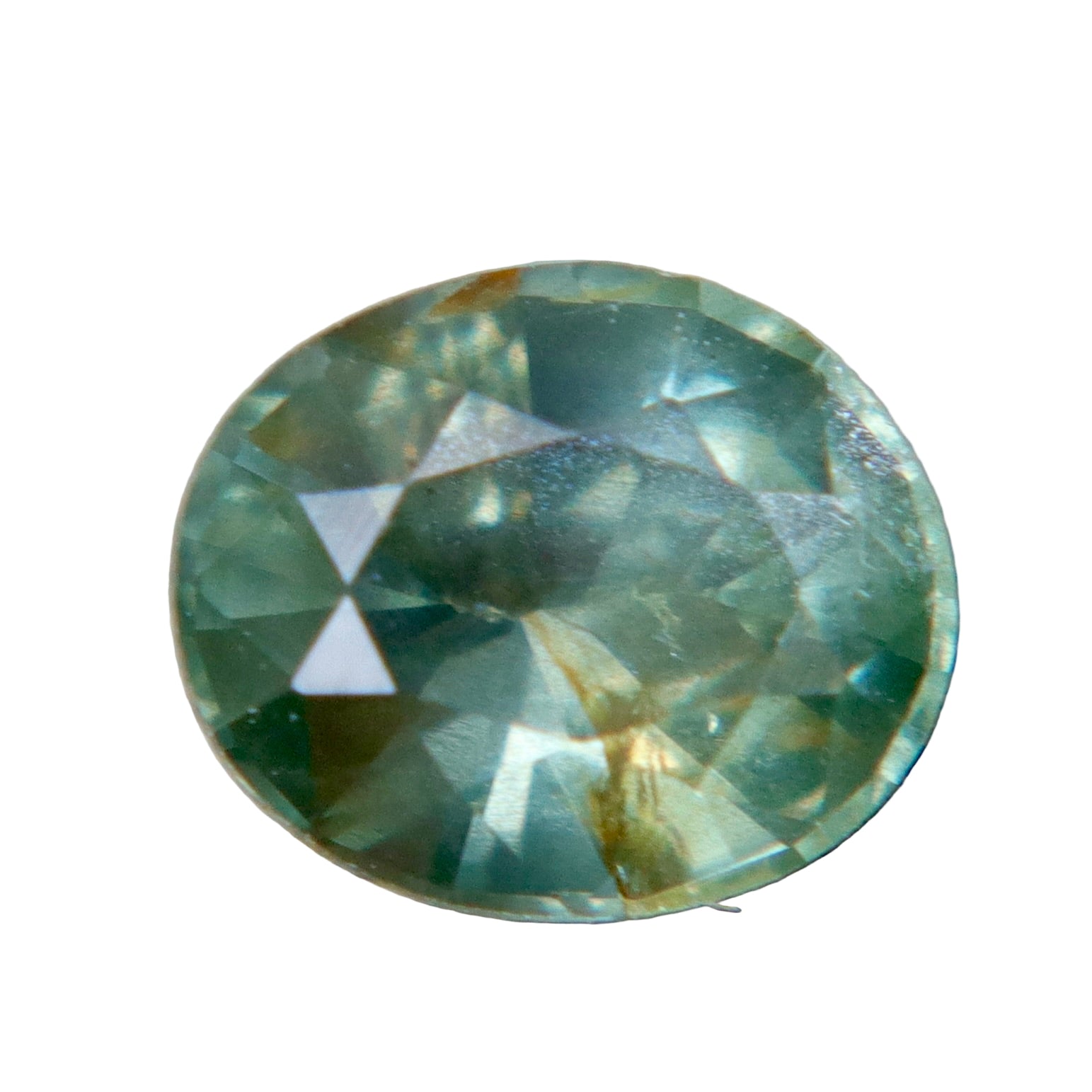 1.06 ct Natural Green Sapphire (Madagascar, Unheated & Untreated) – Oval Cut, SI2 - Sapphirepal