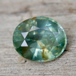1.06 ct Natural Green Sapphire (Madagascar, Unheated & Untreated) – Oval Cut, SI2 - Sapphirepal