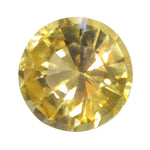 1.07ct Natural Vivid Yellow Sapphire – Round Cut Ceylon Gemstone - Sapphirepal