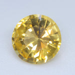 1.07ct Natural Vivid Yellow Sapphire – Round Cut Ceylon Gemstone - Sapphirepal