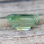 1.10ct Natural Green Sapphire – Step Cut (Madagascar, Unheated, SI) - Sapphirepal