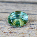 1.10ct Natural Parti Sapphire – Oval Cut (Madagascar, Unheated, Eye Clean) - Sapphirepal