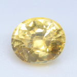 1.10ct Natural Vivid Yellow Sapphire – Oval Cut Ceylon Gemstone - Sapphirepal