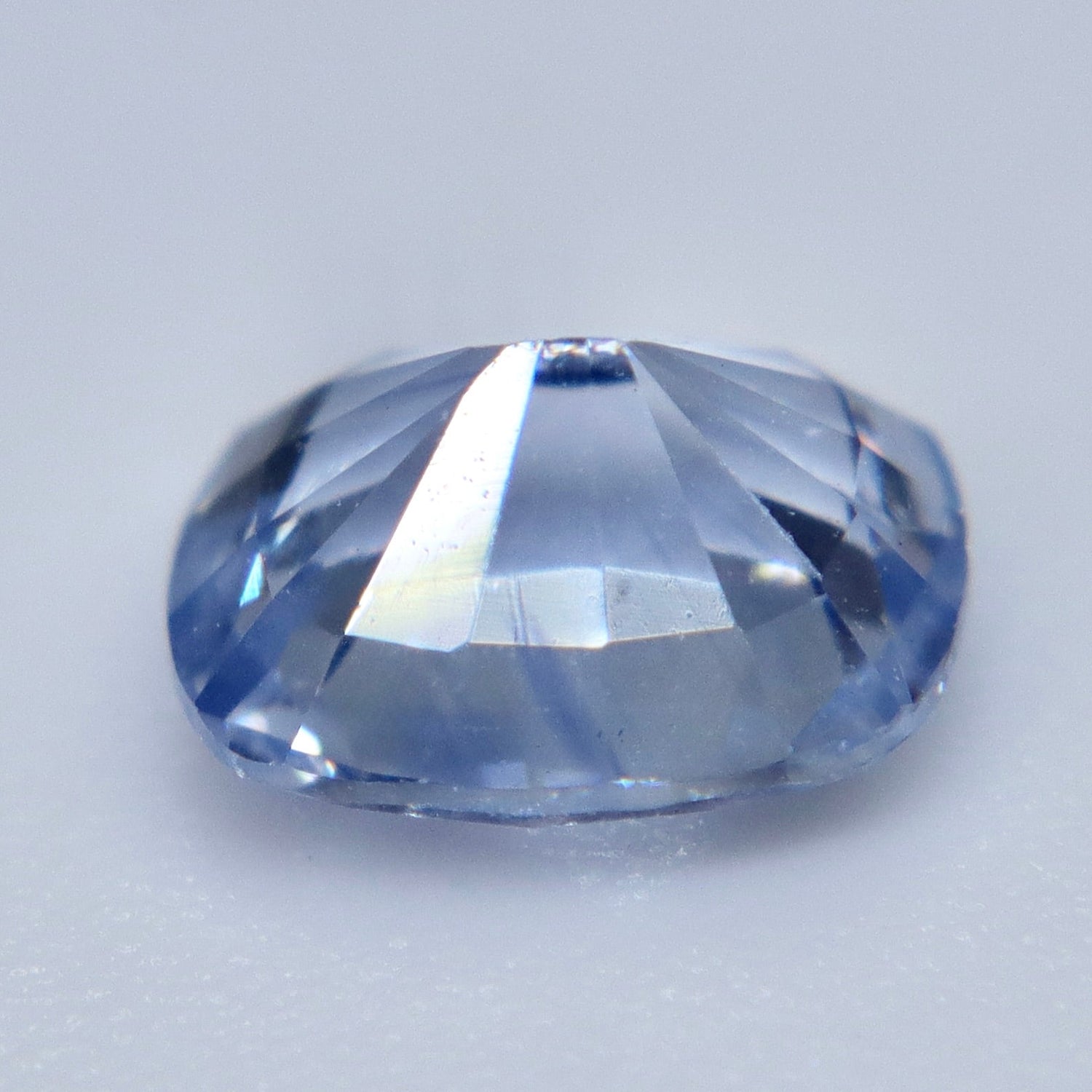 1.12ct Natural Blue-White Sapphire – Unheated Ceylon Cushion - Sapphirepal