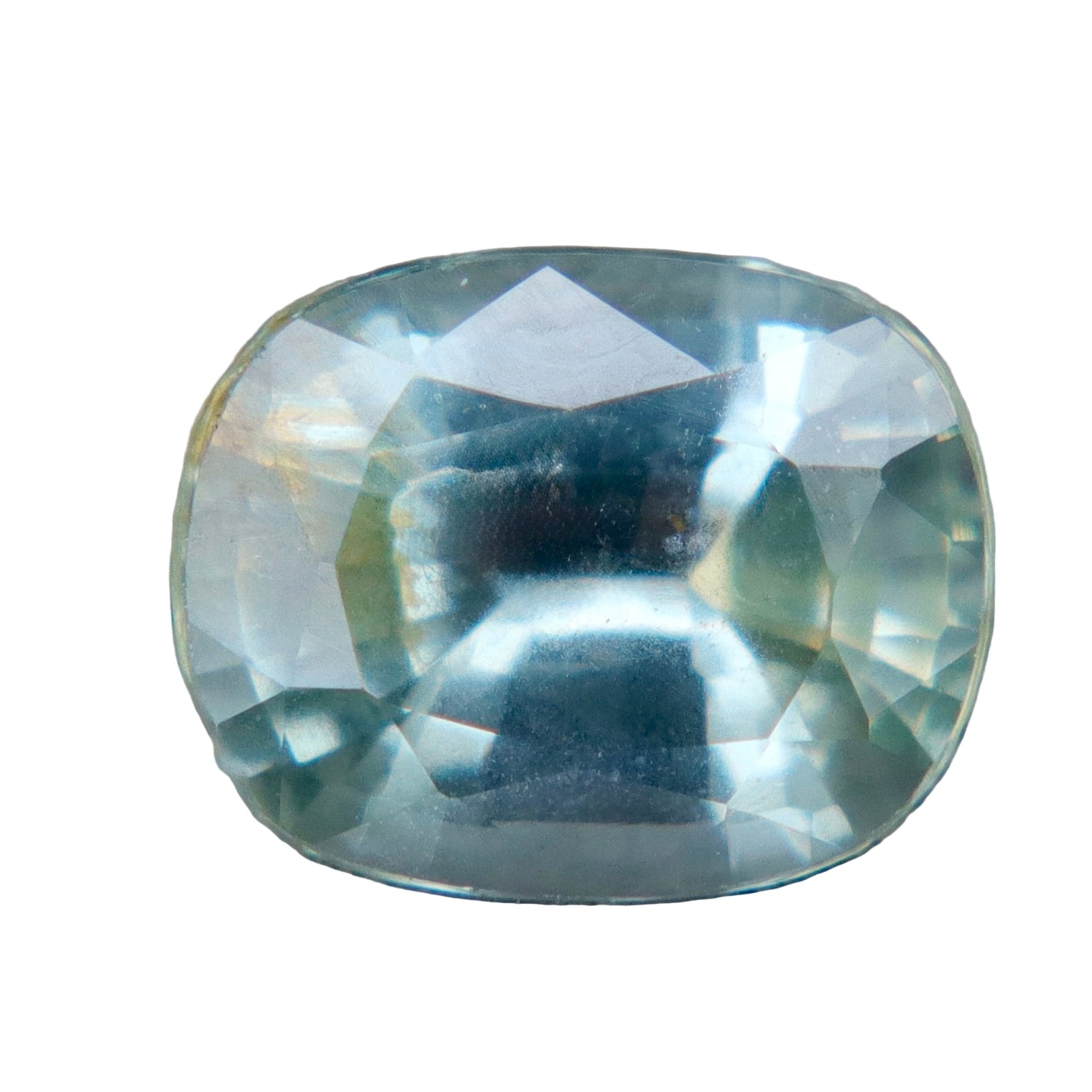 1.13 ct Natural Parti Sapphire (Madagascar, Unheated & Untreated) – Rectangular Cushion Cut, SI - Sapphirepal