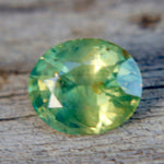 1.15 Carat Natural Parti Sapphire | Green - Yellow | Oval Cut | Unheated & Untreated | Ceylon Origin - Sapphirepal