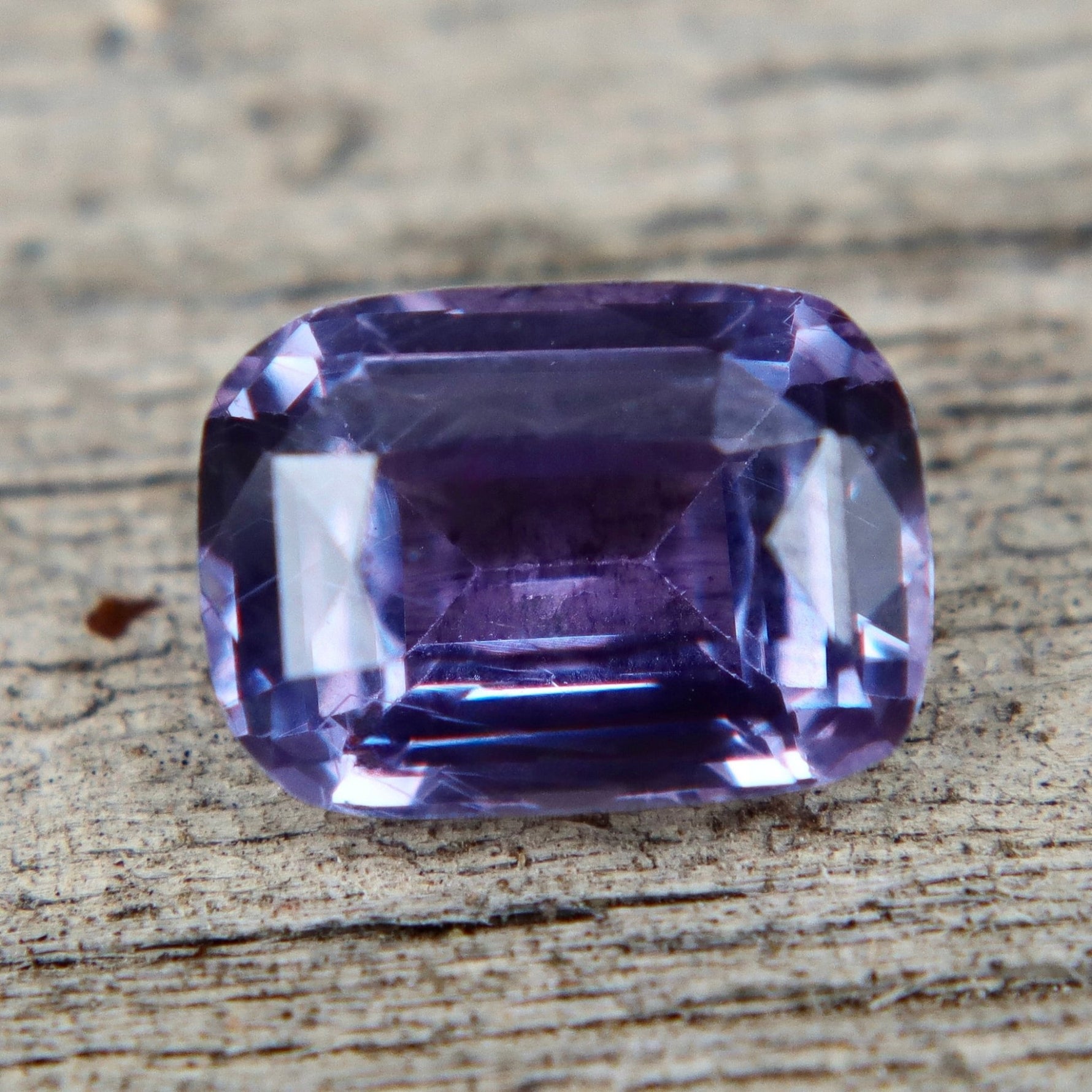 1.15ct Natural Purple Sapphire – Unheated Cushion Cut Ceylon Gemstone - Sapphirepal