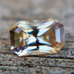 1.16 Carat Natural Faint Peach Sapphire – Unheated Ceylon Emerald Cut - Sapphirepal