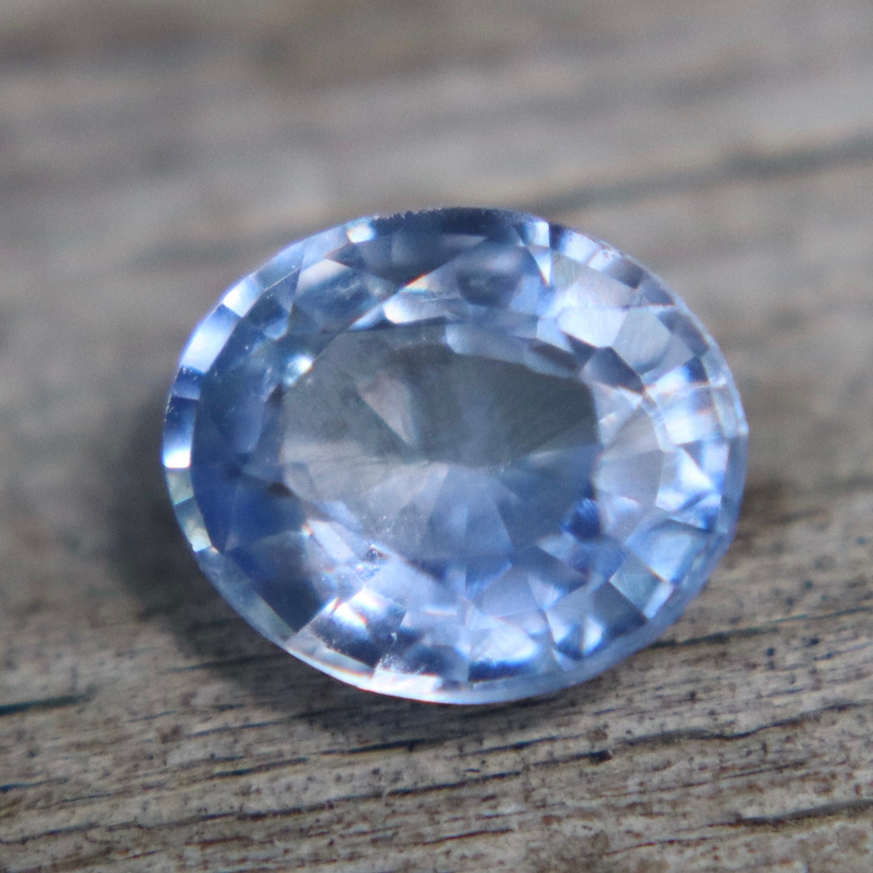 1.20 Carat Natural Blue White Sapphire (Ceylon) — Oval Cut, Heated, VS | Sapphire Pal Australia - Sapphirepal