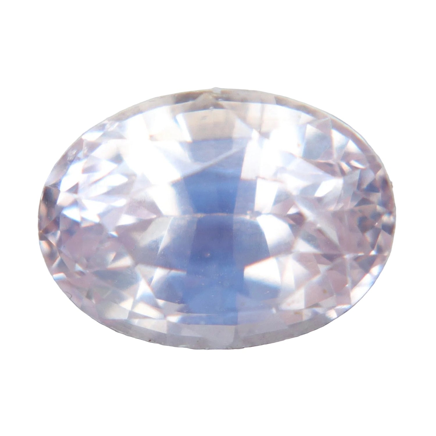 1.20ct Natural Pale Pink Sapphire – Unheated Oval Cut Ceylon Gemstone - Sapphirepal